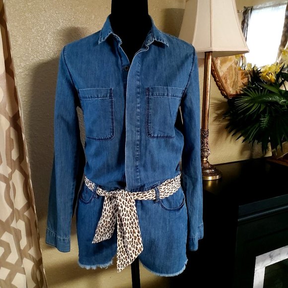 XXI Pants - XXI Blue Jean Romper